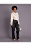 Girls Cream Long Sleeve Blouse - 5