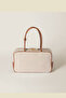 Leather Beau Bag Shoulder Crossbody Top-handle Tote Bag Mid - 6