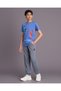 Senior Boys Blue Interlock Active Pants - 2