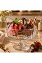 6-Piece Glass Dessert & Ice Cream Cup with Striped Design - 2
