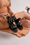 Women's Double Buckle Orthopedic Sole Slippers - 4