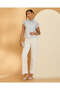 Women Blue Embellished Blouse - 5