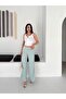Women's Modal Side-Slit Lace Palazzo Trousers