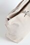 Signature Detailed Embroidered Zippered Linen Beach Bag Ecru Color 35 - 2