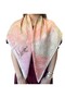 Palmiye Detail Shawl 90*90 Navy Blue