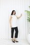 Half-Throat Zero Sleeve Short Combed Cotton Underwear - 6