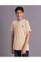 Boys Beige Polo T Shirt