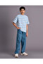 Boys Blue Baggy Fit Casual Trousers - 2