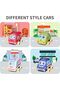 Soft Pull Back Baby Cars Set of 2 | Plush Push & Go Vehicles Toy Toddlers 1–3 Years - 7
