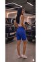 Mini Shorts with Vertical Nevrür Stitching Detail, Slim High Waist, Lycra Stretchable - 3