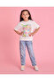 Girls White Printed T-Shirt - 2