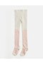 Infant Girls White Full Length Jacquard Knitted Tights Set Of 2 - 3