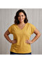 Women's Plus Size Cotton V-Neck Short Sleeve Comfortable and Stylish Basic T-Shirt