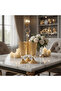 3-Piece Gold Cutlery Organizer Stand Set – Luxury Utensil Holder for Dining Table 30 cm - 2