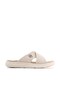 Men's Cross Strap Sports Slippers Ss001-0598 Beige