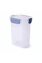 Super Lock Plastic Rectangular Food Container With Lid 1350 ml-Blue&Transparent