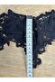 Dense Embroidered Floral Motif Lace Ribbon (1 Meter) - 3