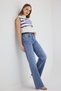 Women's Snow & Stone Washed Wide Leg Jean Pants – High Waist Comfort Fit Loose Leg Long Length Denim - 3