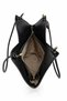 Women's Linen Shoulder Bag Straw Look Stylish Daily Hand and Shoulder Bag Large Volume Zippered Bag - 7