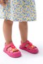 Orthopedic Sole Girls'/Boys' Teddy Bear and Floral Sandals Nursery and Daily Shoes Slippers