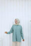 Linen Fabric Long Sleeve Buttoned Shirt - 7