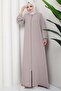 Pleated Back Ferace Beige Hm2906 - 2
