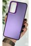 Samsung Galaxy M13 / M23 Compatible Purple Color Gradient Matte Silicone Case with Camera Frame Luxury Electroplated - 4