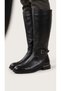 Amelia Women's Genuine Leather Belt Buckle Detailed Boots B4153 - 4