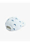 Dolphin Embroidered Detailed Striped Cap Hat - 3