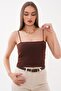 Women's Rope Strap Gloplu Crop Athlete Top 260462 - - 2