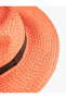 Straw Hat with Band Detail - 3