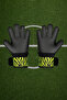 Neon Yellow Pro Goalkeeper Gloves Professional Grip Black Yellow Match and Training Gloves - 2