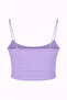 582-04 Crop Elastic Strap Lilac Women's Tank Top 26Yl71595017 - 3