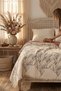 100% Cotton 5 Layers Padded Double-Sided Jacquard Patterned Muslin Double Bedspread 220X240 cm - 3