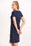 Living Navy Blue Women's Nightgown - 4