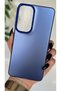 Samsung Galaxy S26 Plus Compatible Blue Color Gradient Matte Silicone Case with Camera Frame Luxury Electro - 2