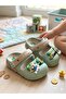 Boys & Girls Sandals Ultra Soft Flexible Non-Slip Sole Figured Summer Model Slippers Pastel Green Camel - 2