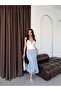 Women's Stretchy Lined Lace Asymmetrical Skirt - 4