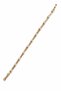 Gold Color Zircon Stone Box Chain Women's Steel Bracelet Does Not Tarnish and Does Not Lose Color - 3