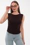 Women's Side Gathered Sleeveless Blouse 260532