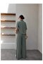 V-Neck Linen Double Set - 5