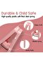 72 PCS Heavy-Duty Clothes Pegs, Extra Large Windproof Clothespins with Non-Slip Rubber Grip - 2