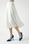 Cobalt Blue Suede Toe-Strap Heeled Women's Shoes Stylish Stiletto - 3