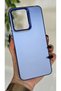 Redmi 13C Compatible Blue Color Gradient Matte Silicone Case with Camera Frame Luxury Electro - 5