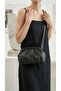 Dina Magnet Closure Women's Hand and Shoulder Bag Black - 5
