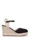 Elit Hml4014 Women's Wedge Heel Sandals Black - 2
