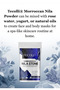 Moroccan Desert Nila Stone Block, Natural Blue Traditional Beauty Treatment for Face and Body,100g - 2