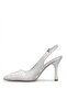 Elit Mst1370Zs Women's Classic Heeled Shoes Silver - 4