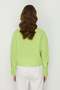 Basic Crop Cotton Shirt Pistachio Green - 4