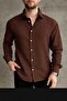 Men's Linen Oversize Plain Shirt